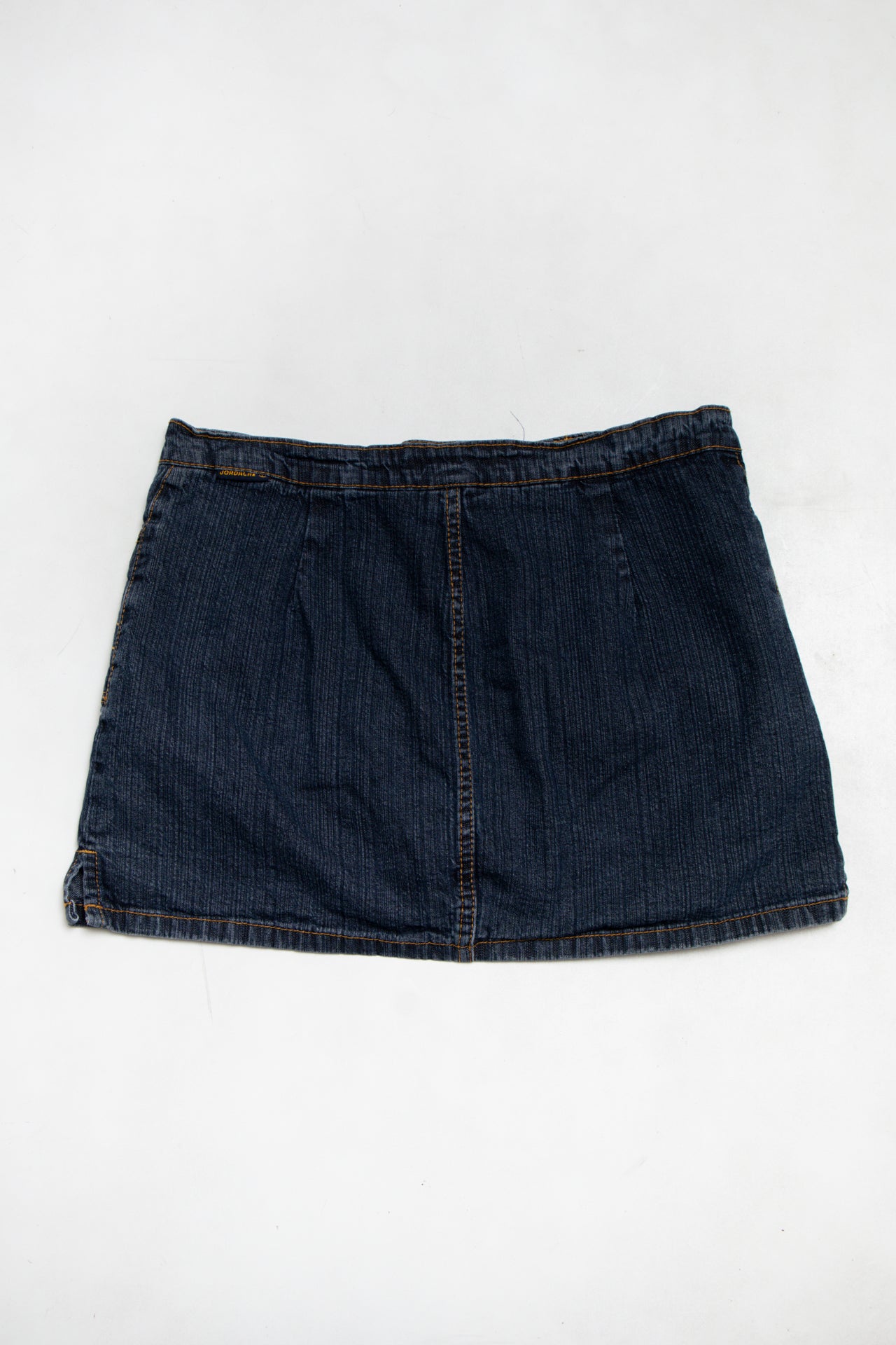#161 Lo-rise / Jordache Mini Skirt Blue | c. 190 | Size 10