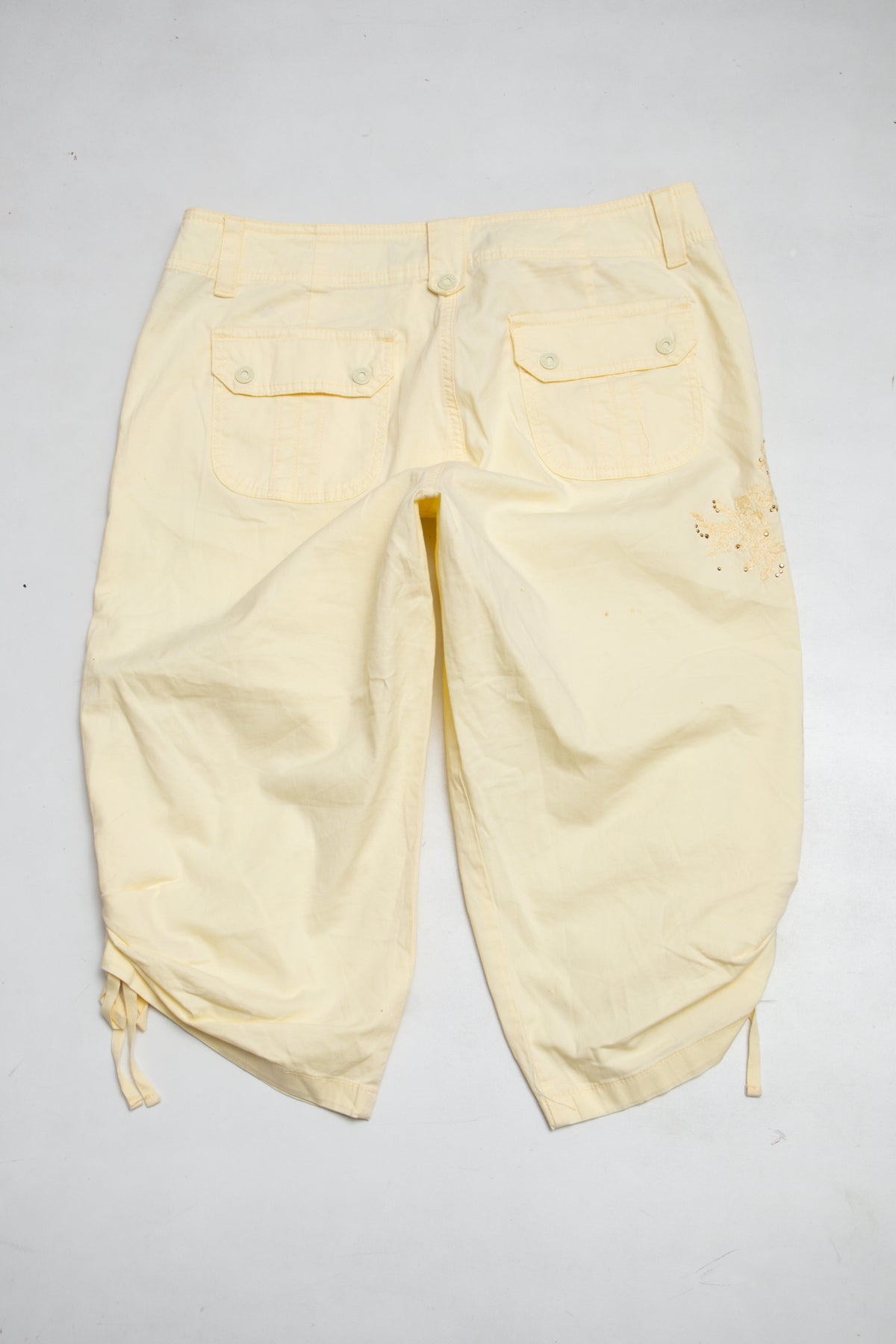 #078 Gloria Vanderbilt Capris Yellow | c. 209 | Size 12