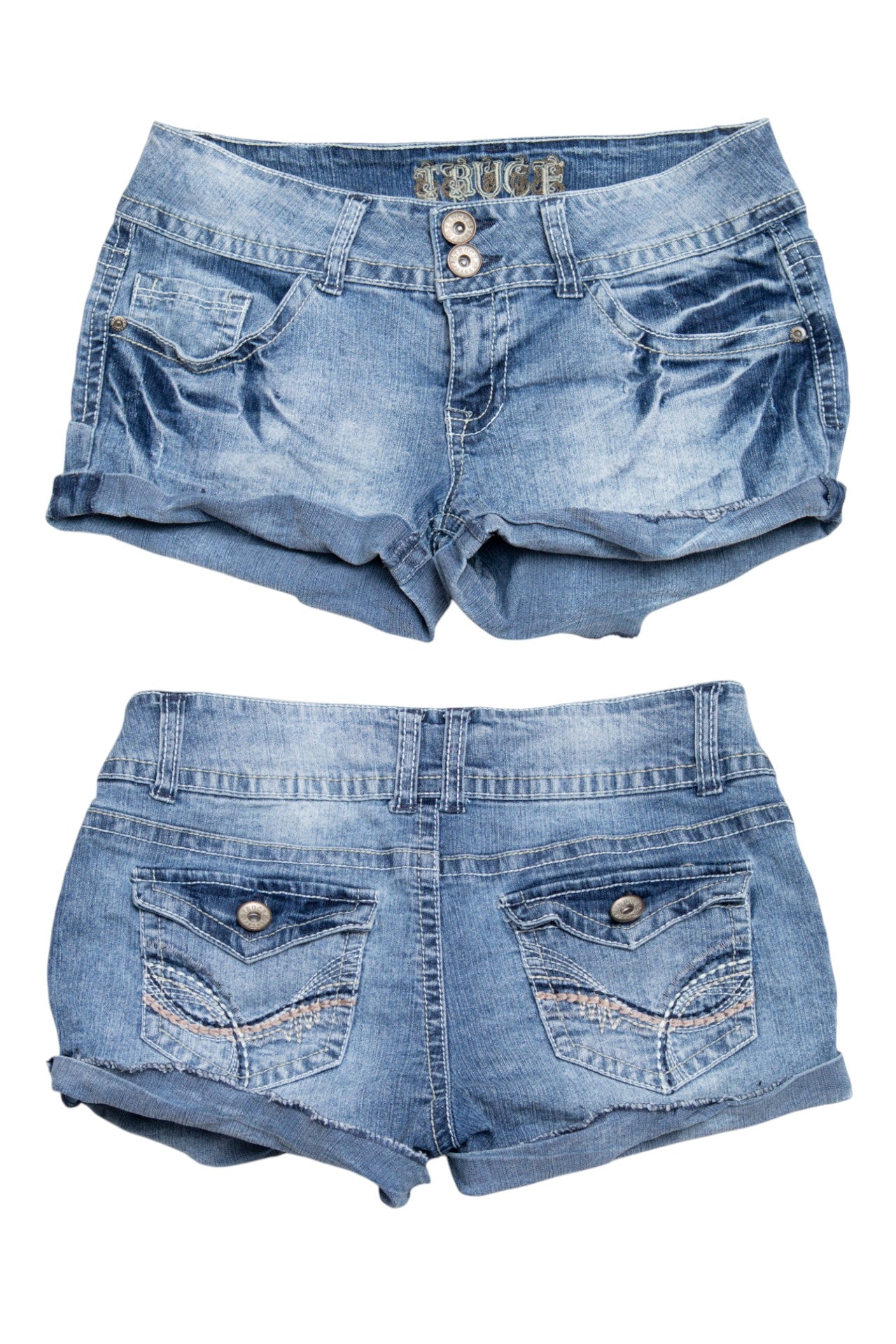 #119 Truce Booty Short Blue | c. 210 | Size 6