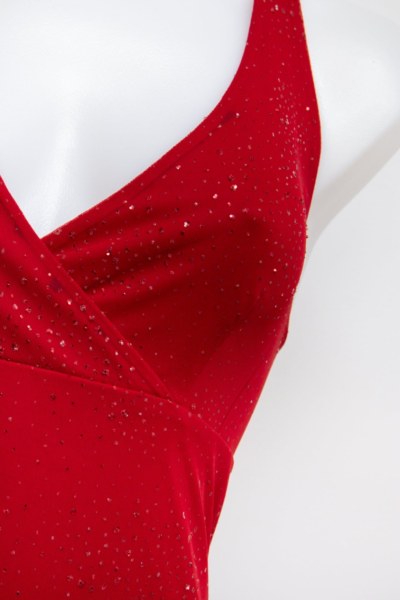 #103 City Triangles Dress Red | c. 193 | Size 12