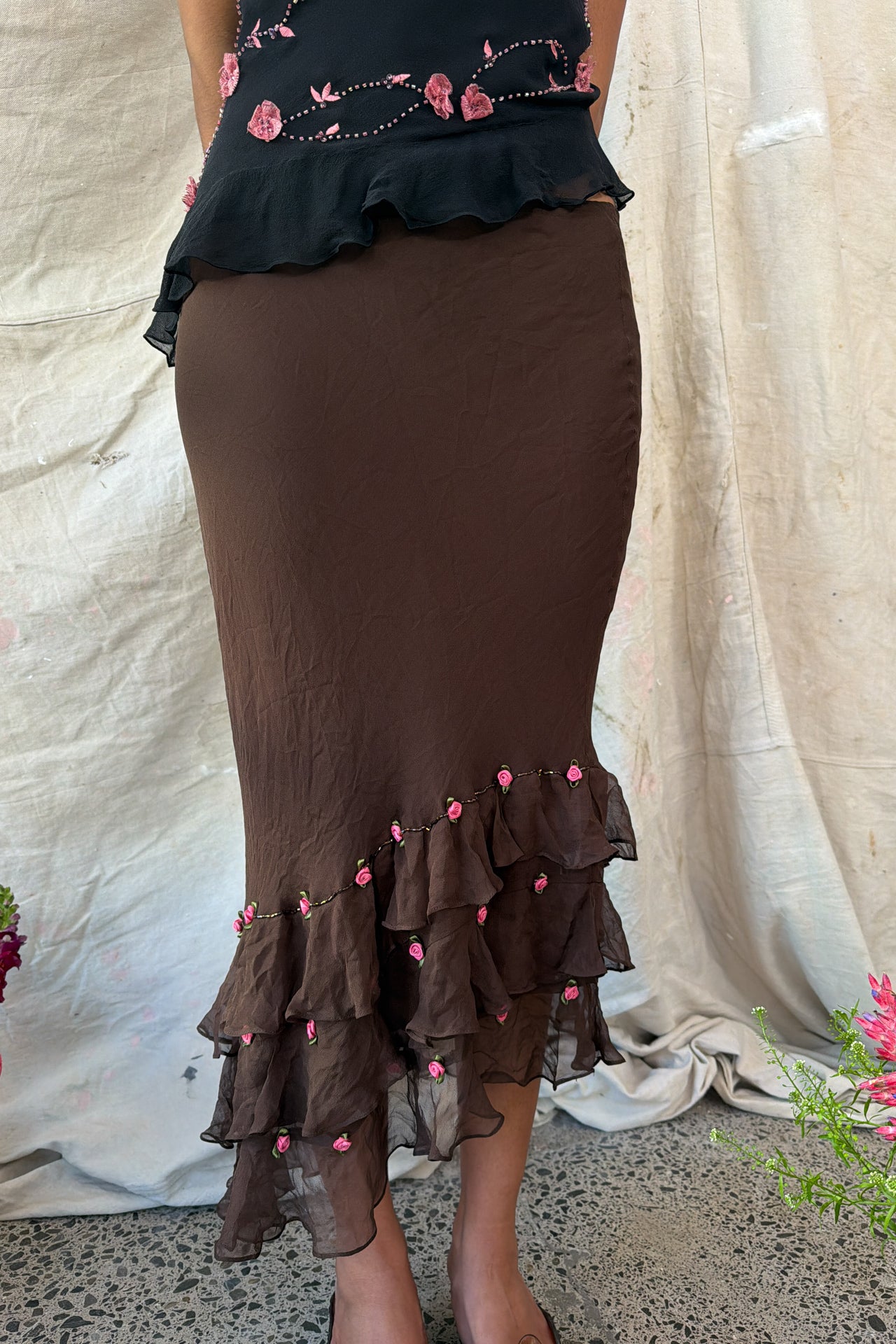 #157 I. C. E. Skirt Black | c. 213 | Size 12