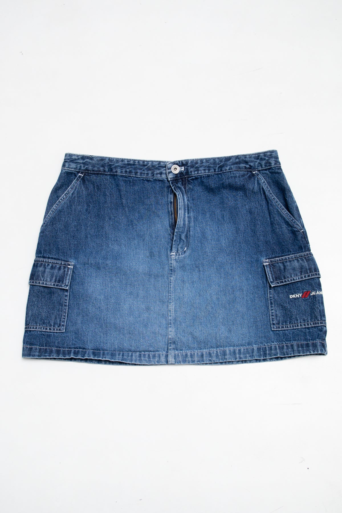 #165 Dkny Jeans Mini Skirt Blue | c. 209 | Size 12