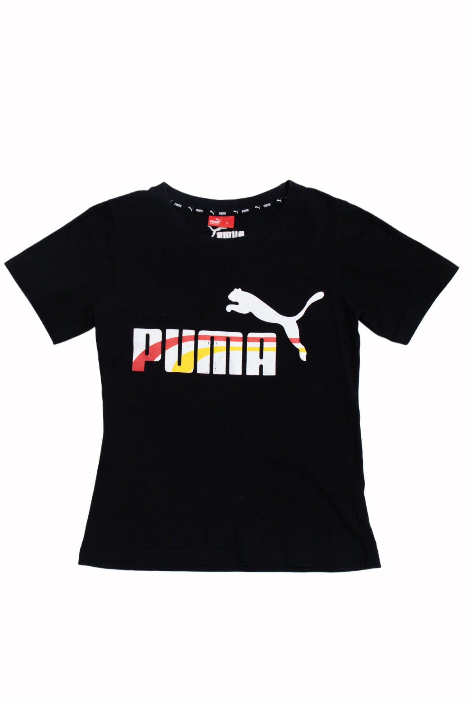 #66 Puma Black Tee | Shes The Man | Size 8