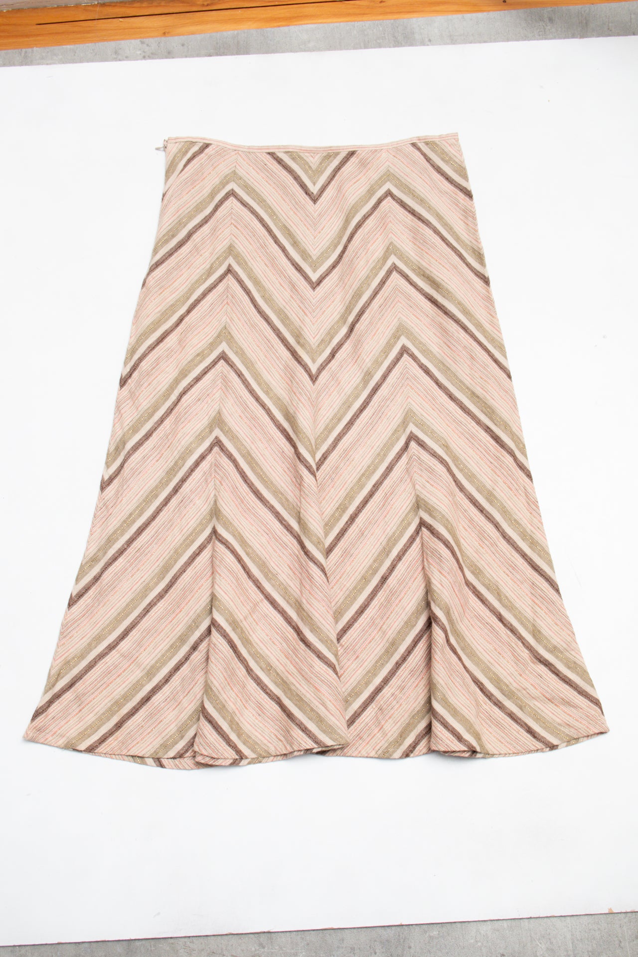 #156 Jm Collection Skirt Beige | c. 202 | Size 12