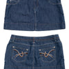#159 Wear It Declare It Skirt Blue | c. 200 | Size 12