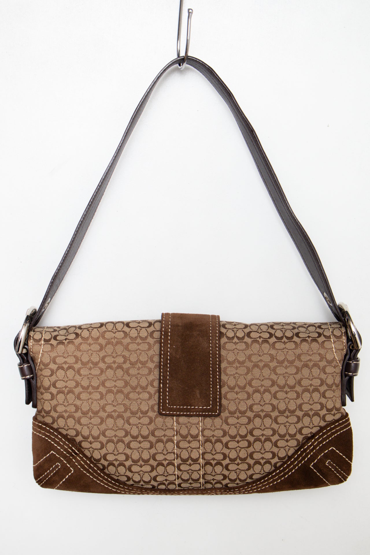 #154 Coach Shoulder Bag Brown | c. 187 | Size