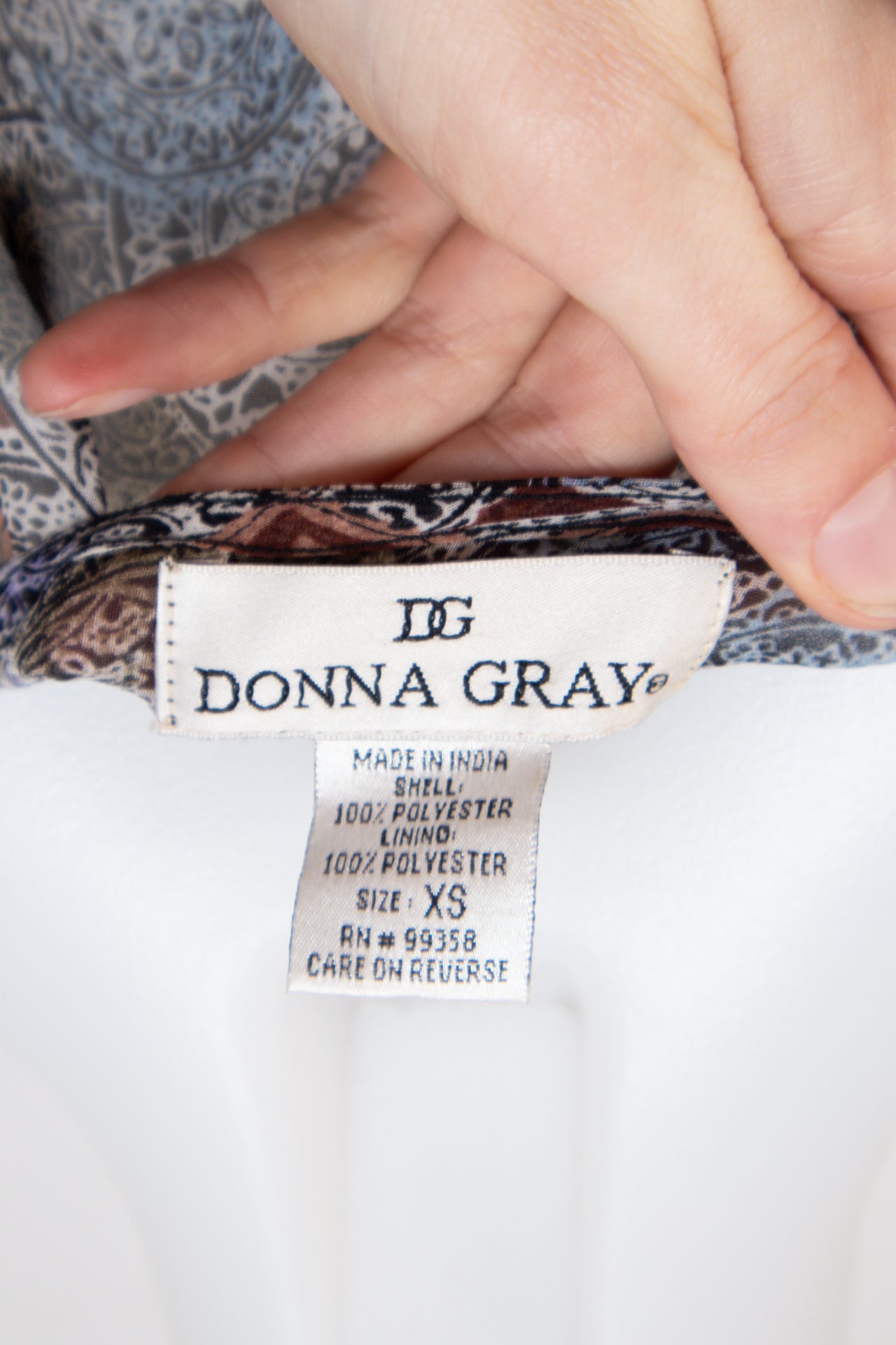 #099 Donna Gray T-shirt Brown | c. | Size 8