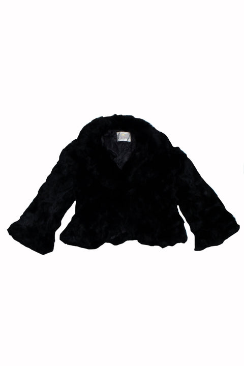 #41 Me Black Fur Jacket | Mob Wife | Size 12