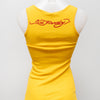 #91 Ed Hardy Tank Top Yellow | c. 191 | Size 8