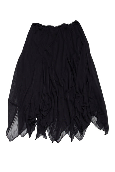 #146 Connected Apparel Skirt Black | c. 193 | Size 10