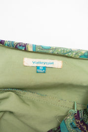 #116 Valleygirl Long Skirt Green | c. 213 | Size 10