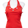 #072 Halter Red | c. 209 | Size 8