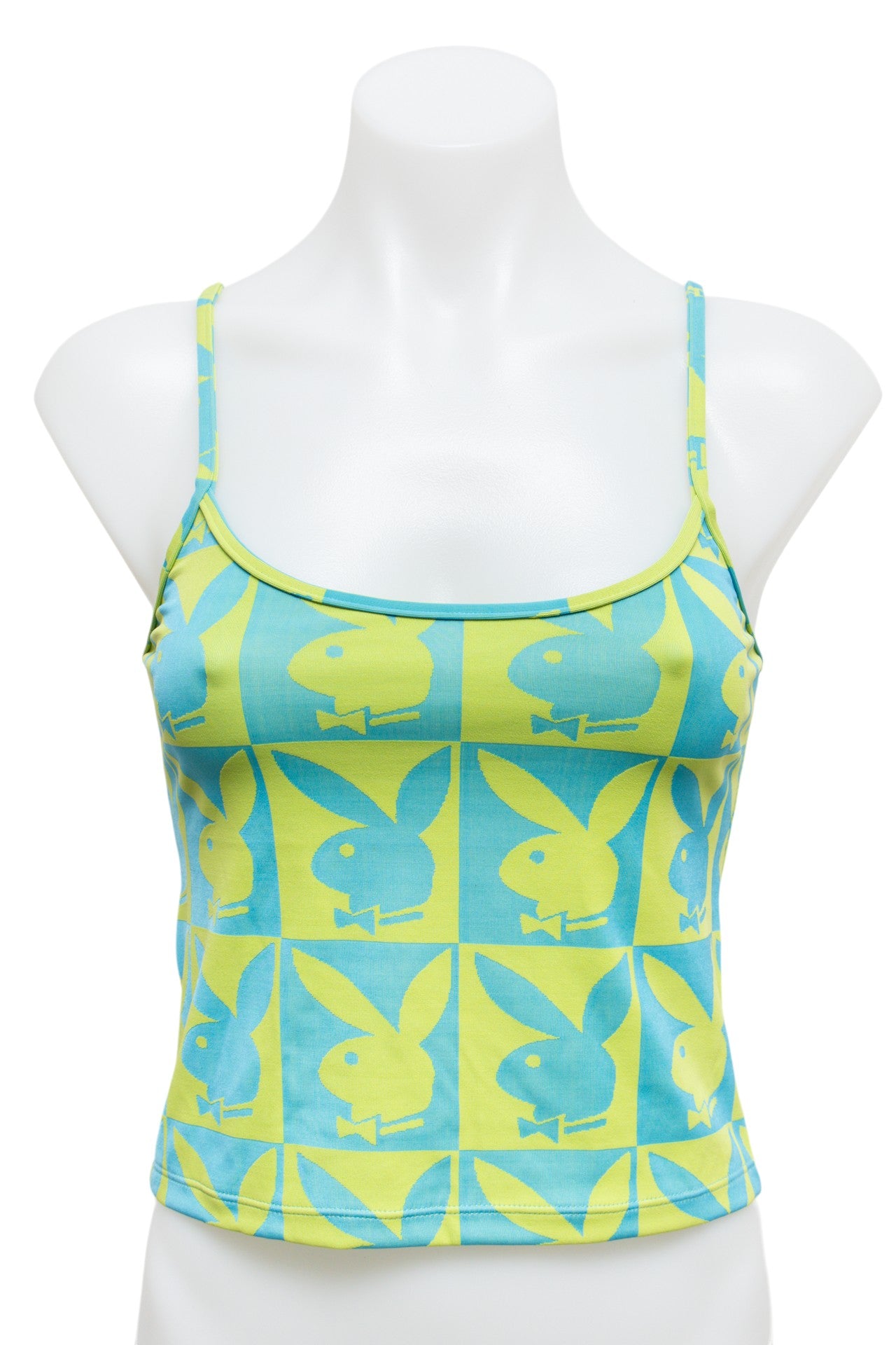 #03 Playboy Swim Camisole Top Green | c. 185 | Size 8/10