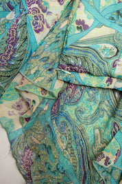 #116 Valleygirl Long Skirt Green | c. 213 | Size 10