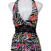 #056 Deb Halter Top Black | c. 201 | Size 8