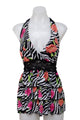 #056 Deb Halter Top Black | c. 201 | Size 8