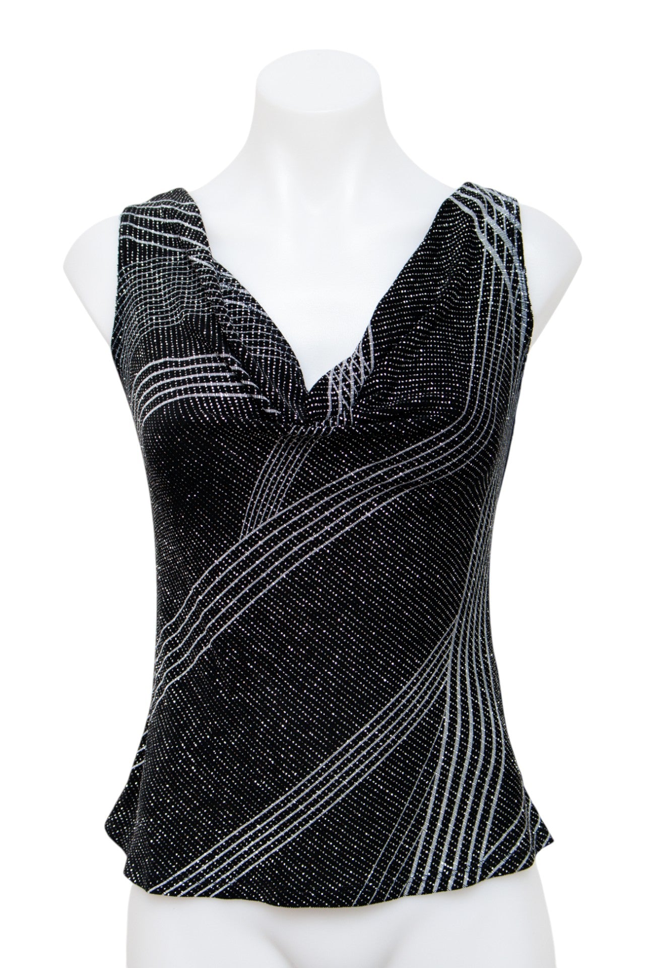 #66 J.r. Nites By Caliendo Tank Top Black | c. 197 | Size 12