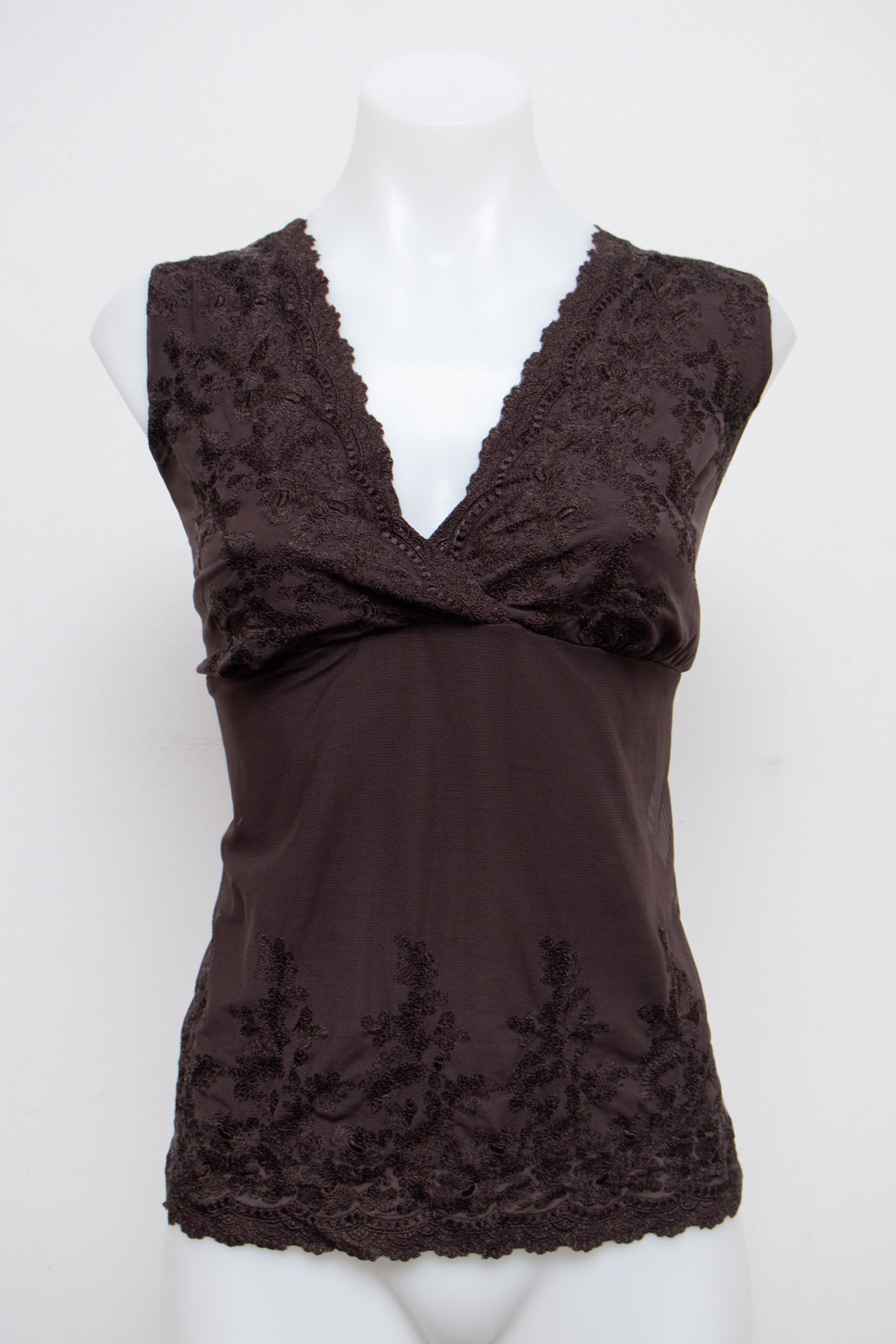 #039 Talbots Cami Top Brown | c. 203 | Size 12