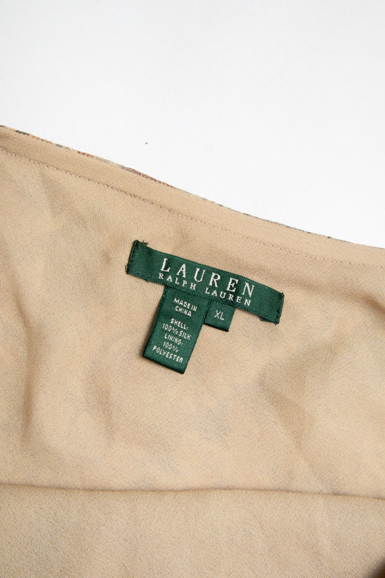 #182 Ralph Lauren Mini Skirt Brown | c. 194 | Size 16