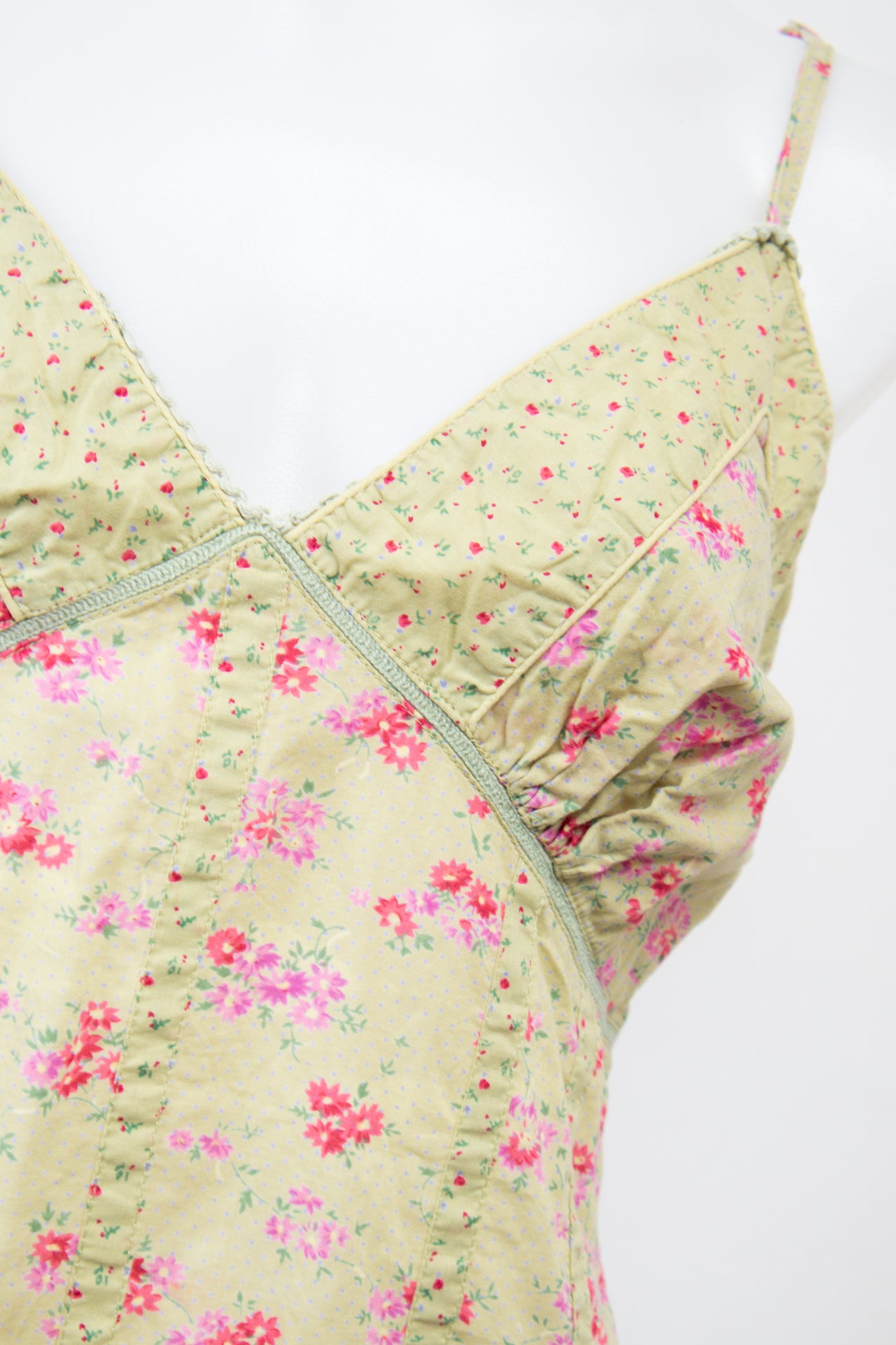 #037 Camaieu Cami Top Yellow | c. 207 | Size 8