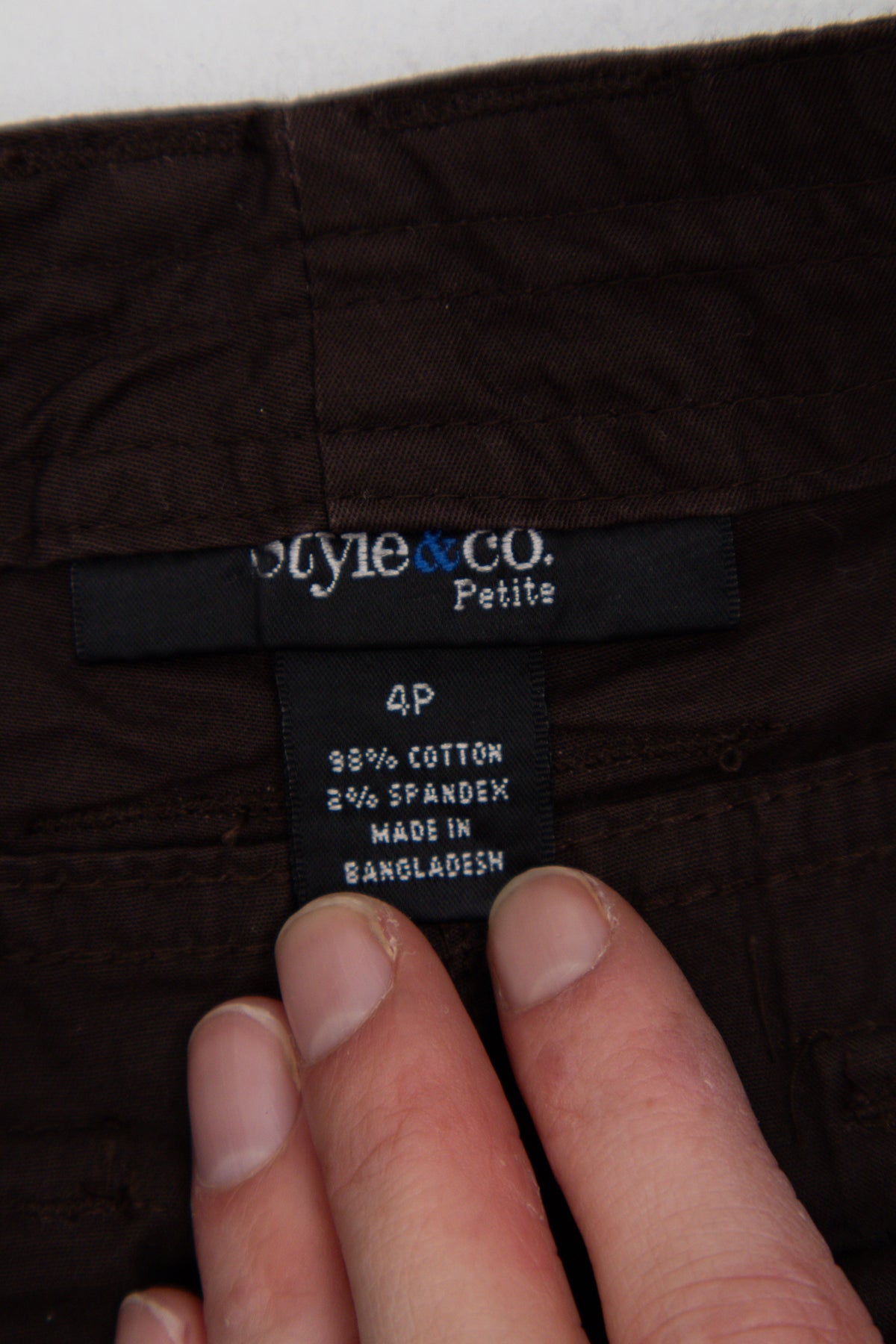 #088 Style&co. Capris Brown | c. 209 | Size 8