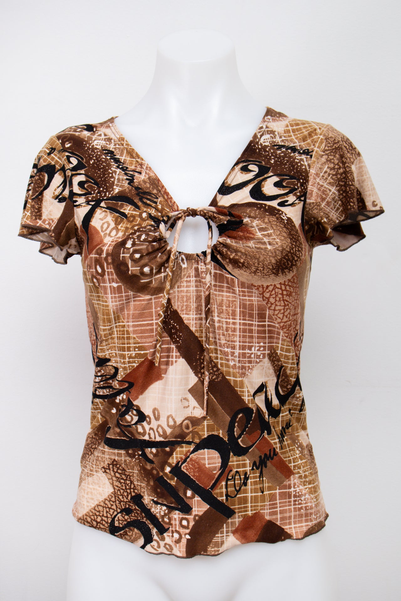 #99 Catty Top Brown | c. 198 | Size 8