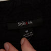 #119 Style & Co. Pants Black | c. 203 | Size 10