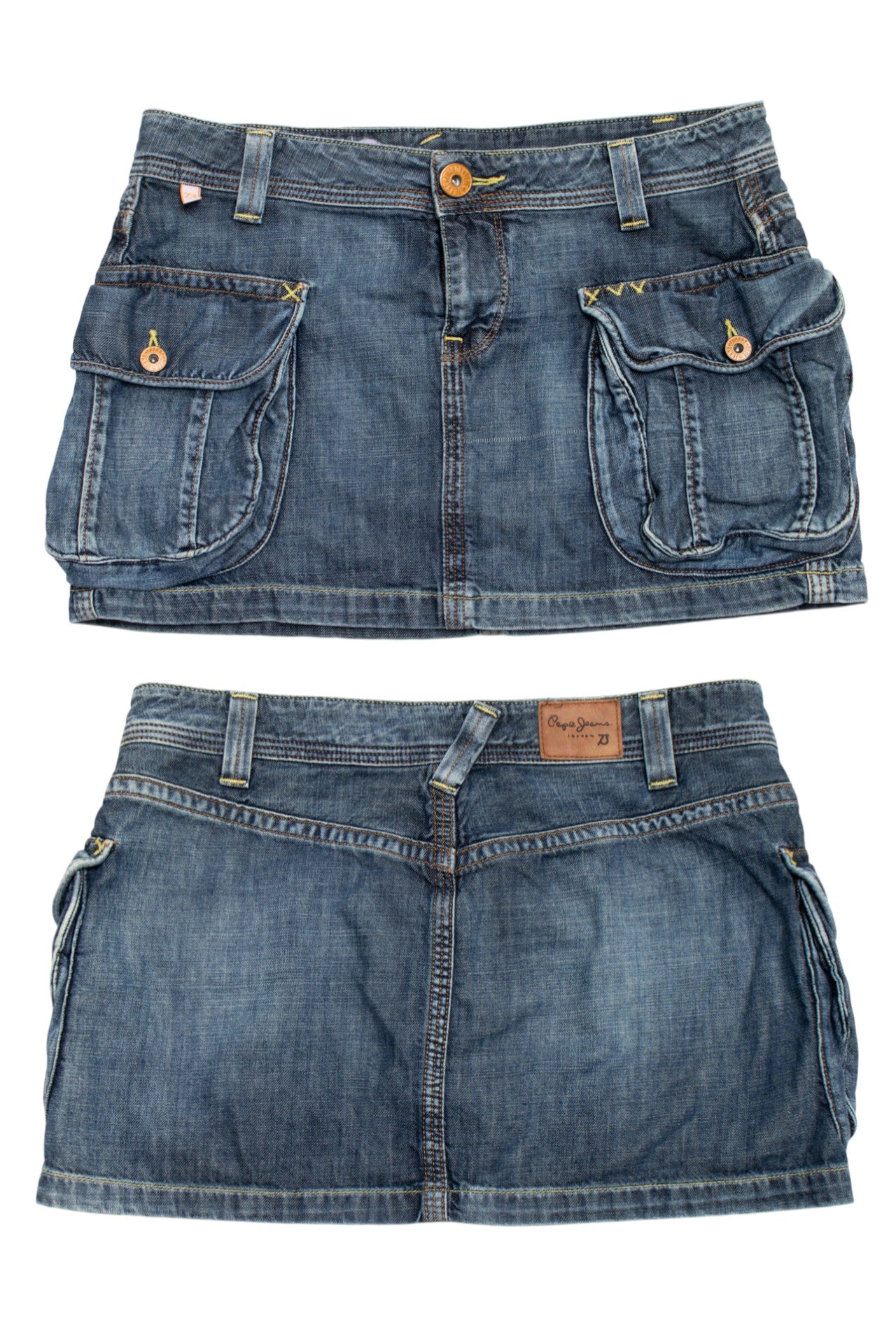 #55 Pepe Jeans London Denim Mini Skirt Blue | c. 179 | Size 8