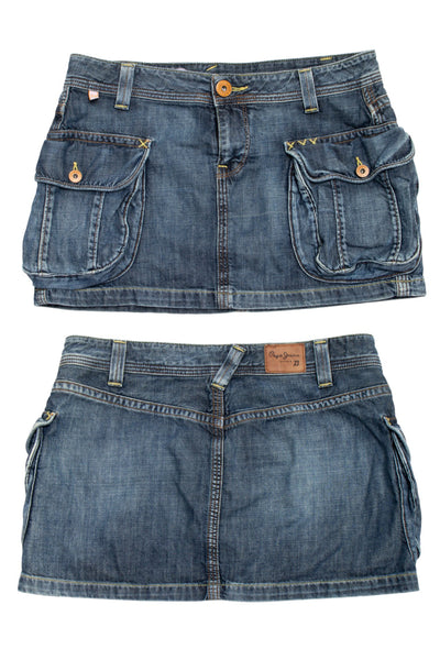 #55 Pepe Jeans London Denim Mini Skirt Blue | c. 179 | Size 8