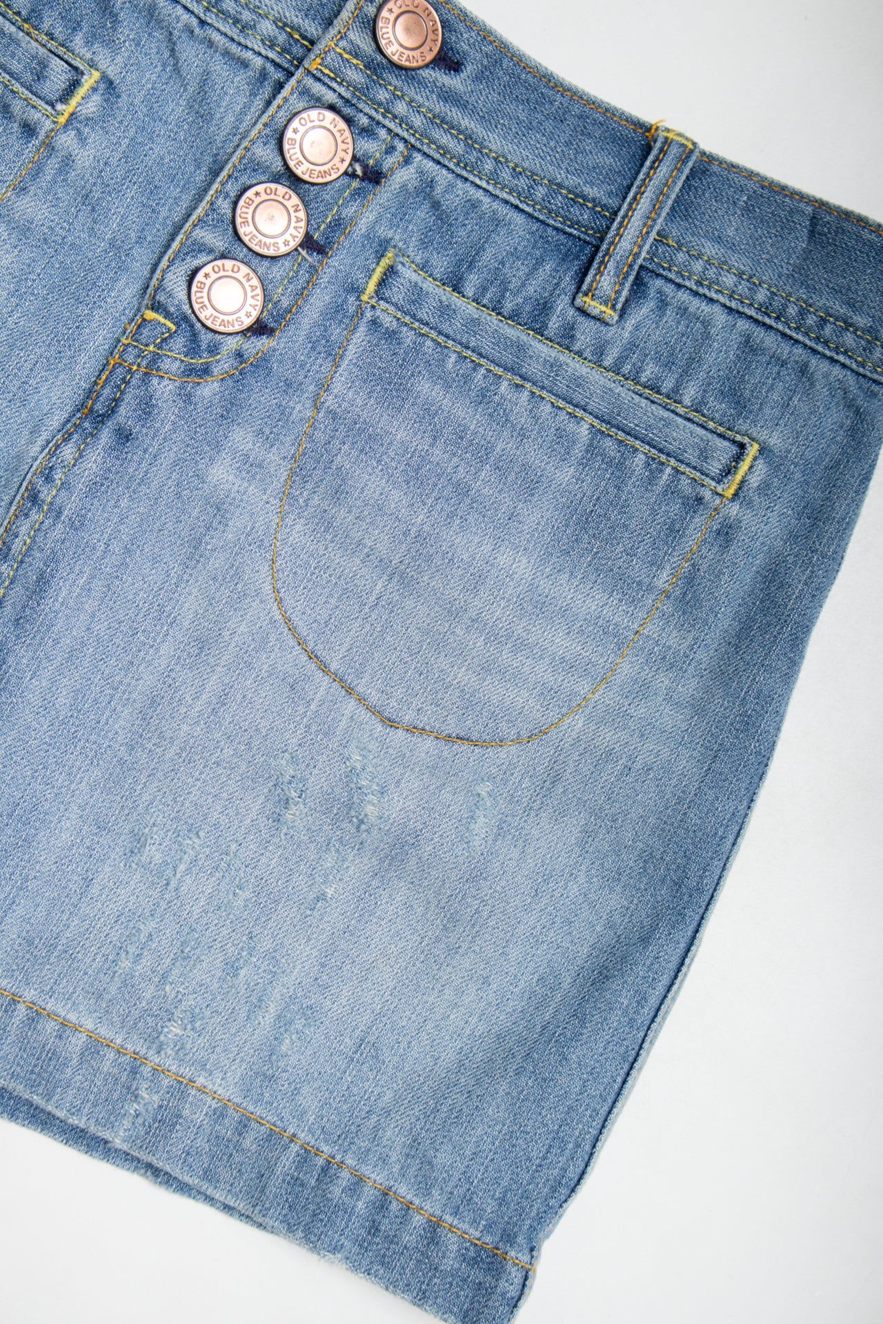 #117 Old Navy Denim Mini Skirt Blue | c. 178 | Size 8