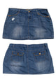 #62 Rivers Mini Skirt Blue | c. 187 | Size 12/14