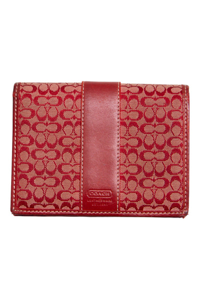#007 Coach Wallet Red | c. | Size