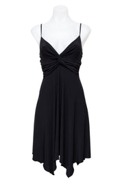 #098 Volume Up Dresses Short Sleeve Black | c. 210 | Size 8