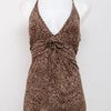 #113 No Boundaries Mini Skirt Brown | c. 206 | Size 8