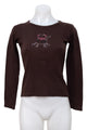 #094 Cache Cache T-shirt Brown | c. 199 | Size 6/8