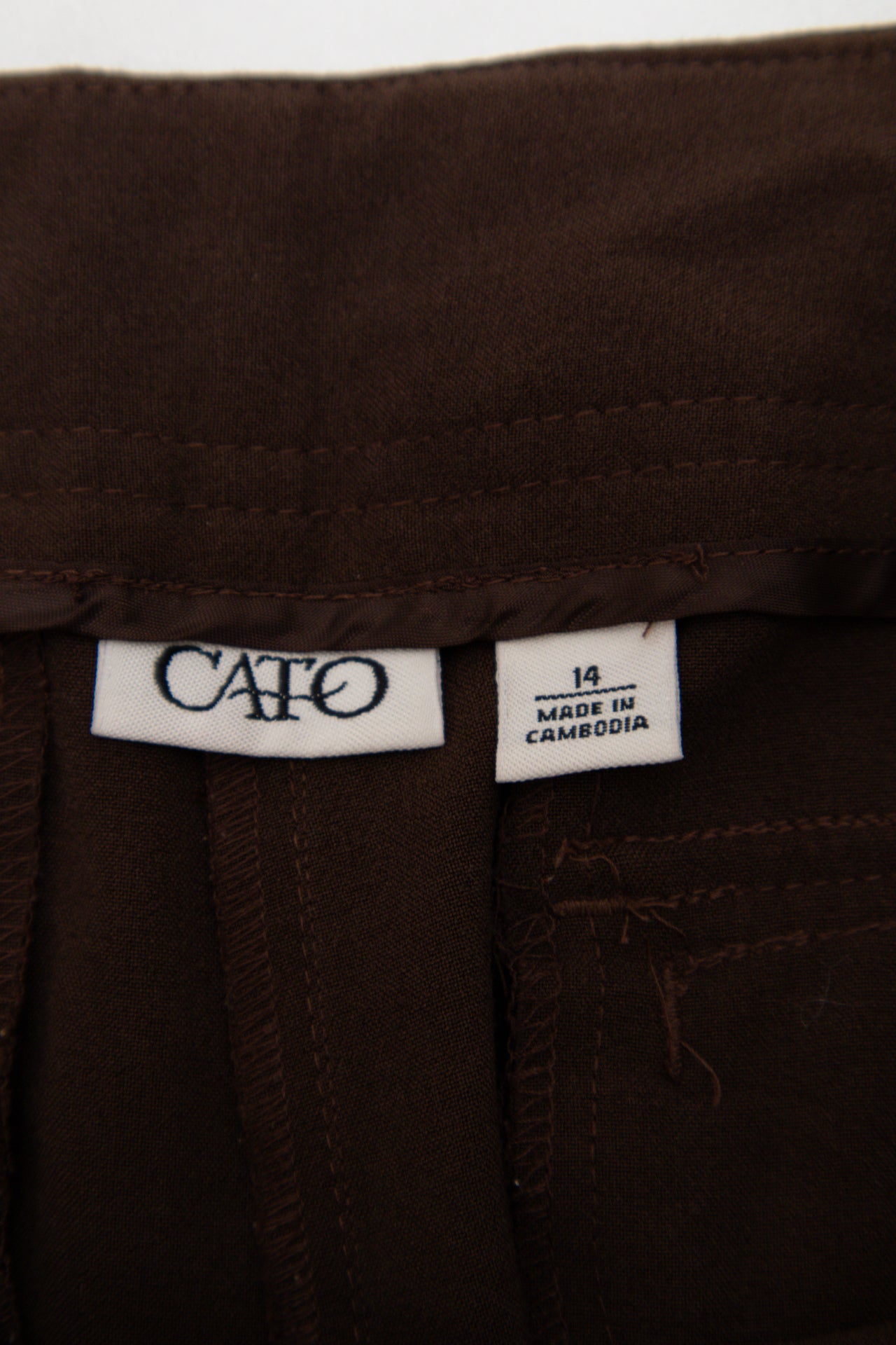#114 Cato Pants Brown | c. 203 | Size 14