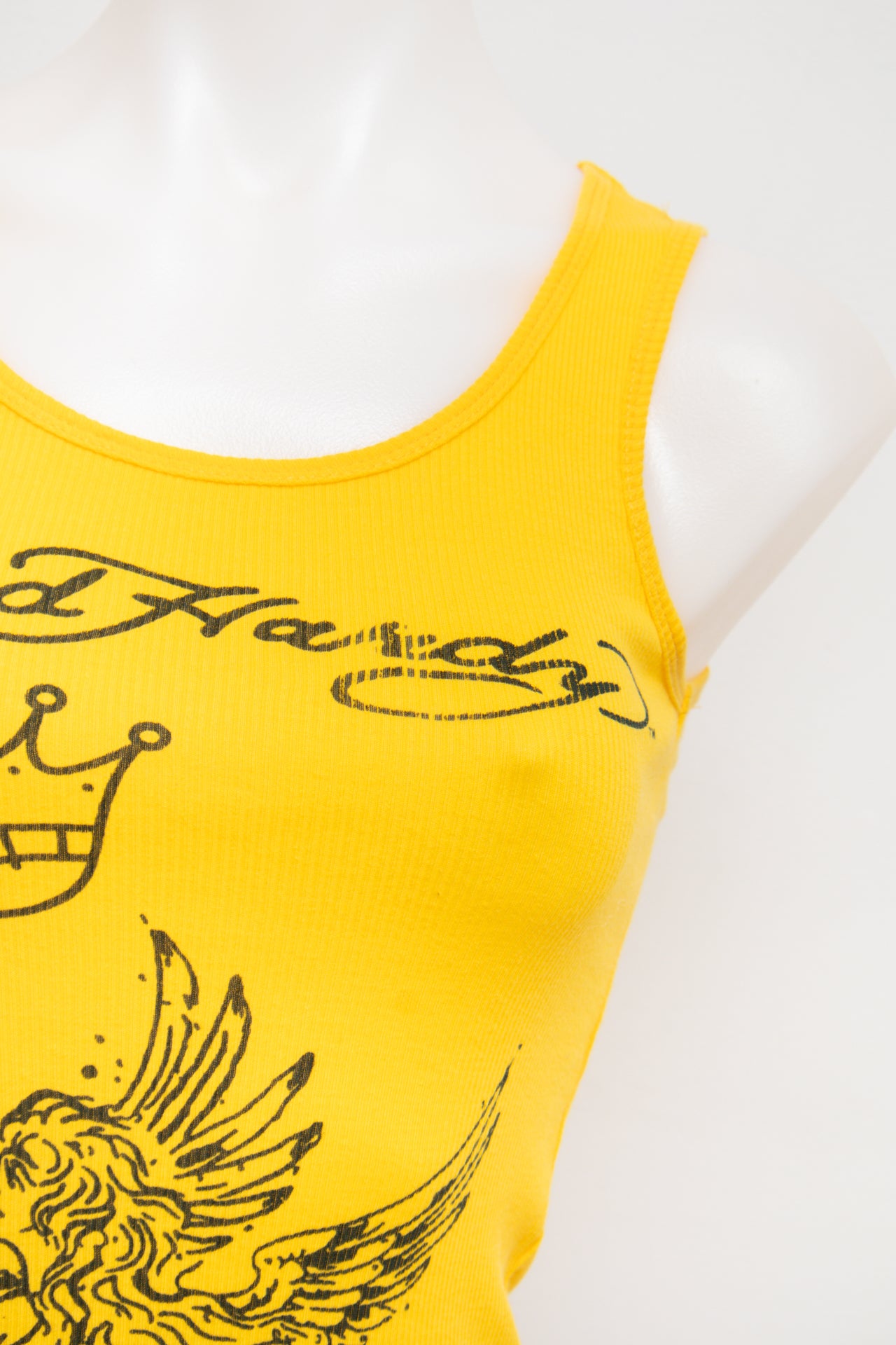 #50 Ed Hardy By Christian Audigier Tank Top Yellow | c. 193 | Size