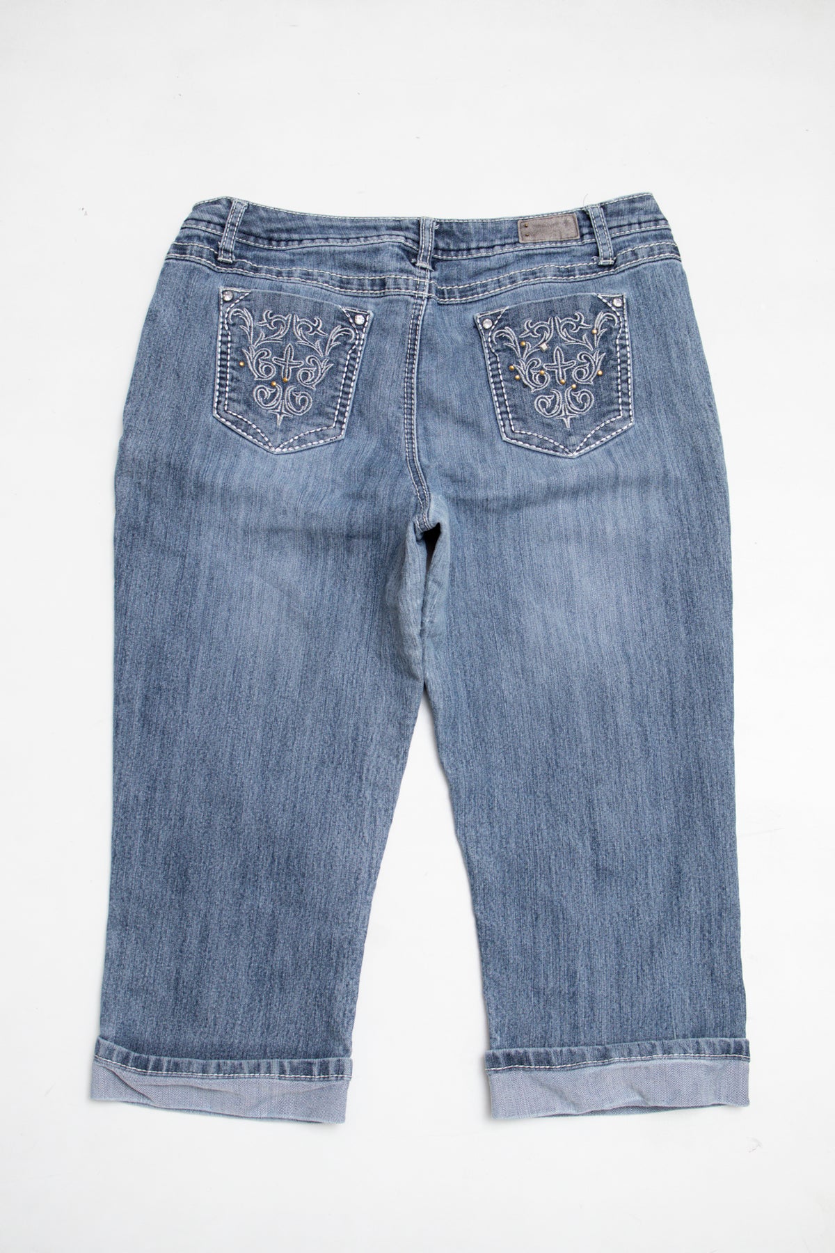 #108 Earl Jean Capris Blue | c. 209 | Size 12