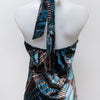 #49 Tattoo Halter Top Blue | c. 192 | Size 8