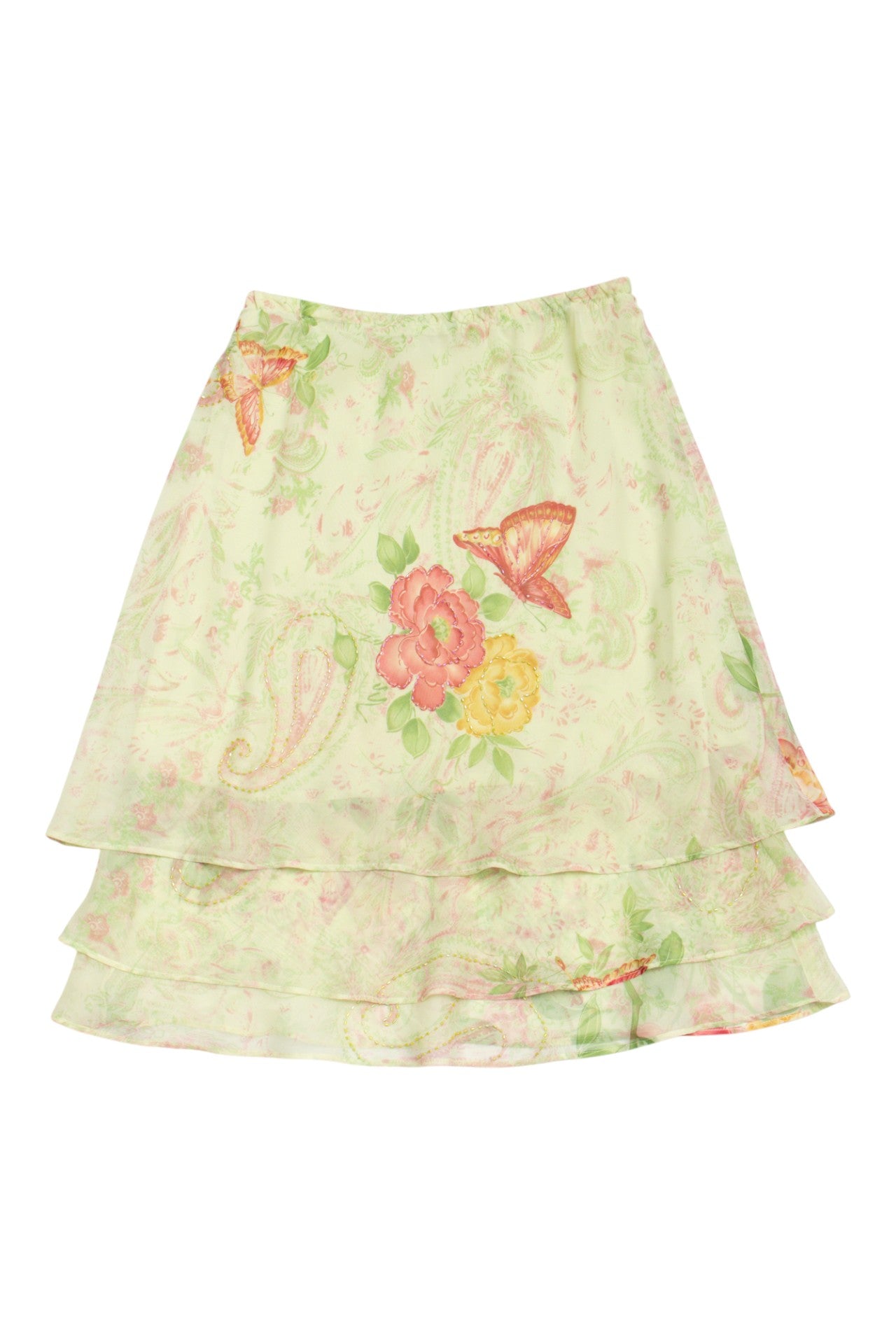 #154 Skirt Yellow | c. 197 | Size 6/8