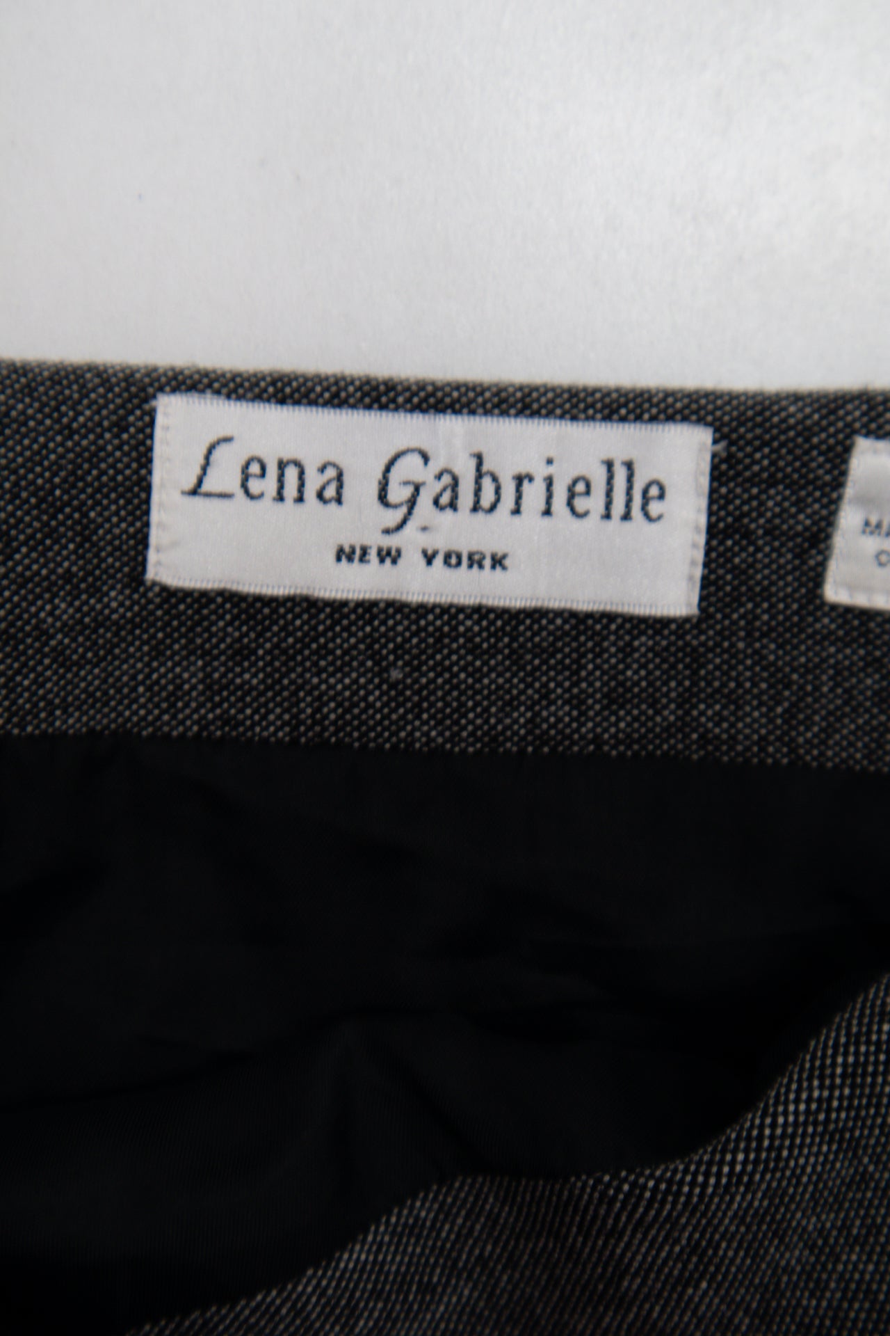 #155 Lena Gabrielle Skirt Gray | c. 193 | Size 10