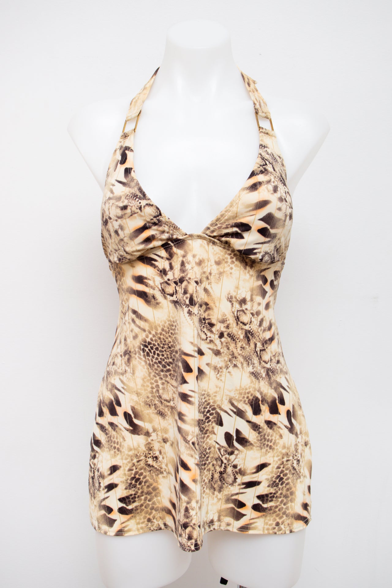 #11 Mixit Halter Top Brown | c. 196 | Size 8