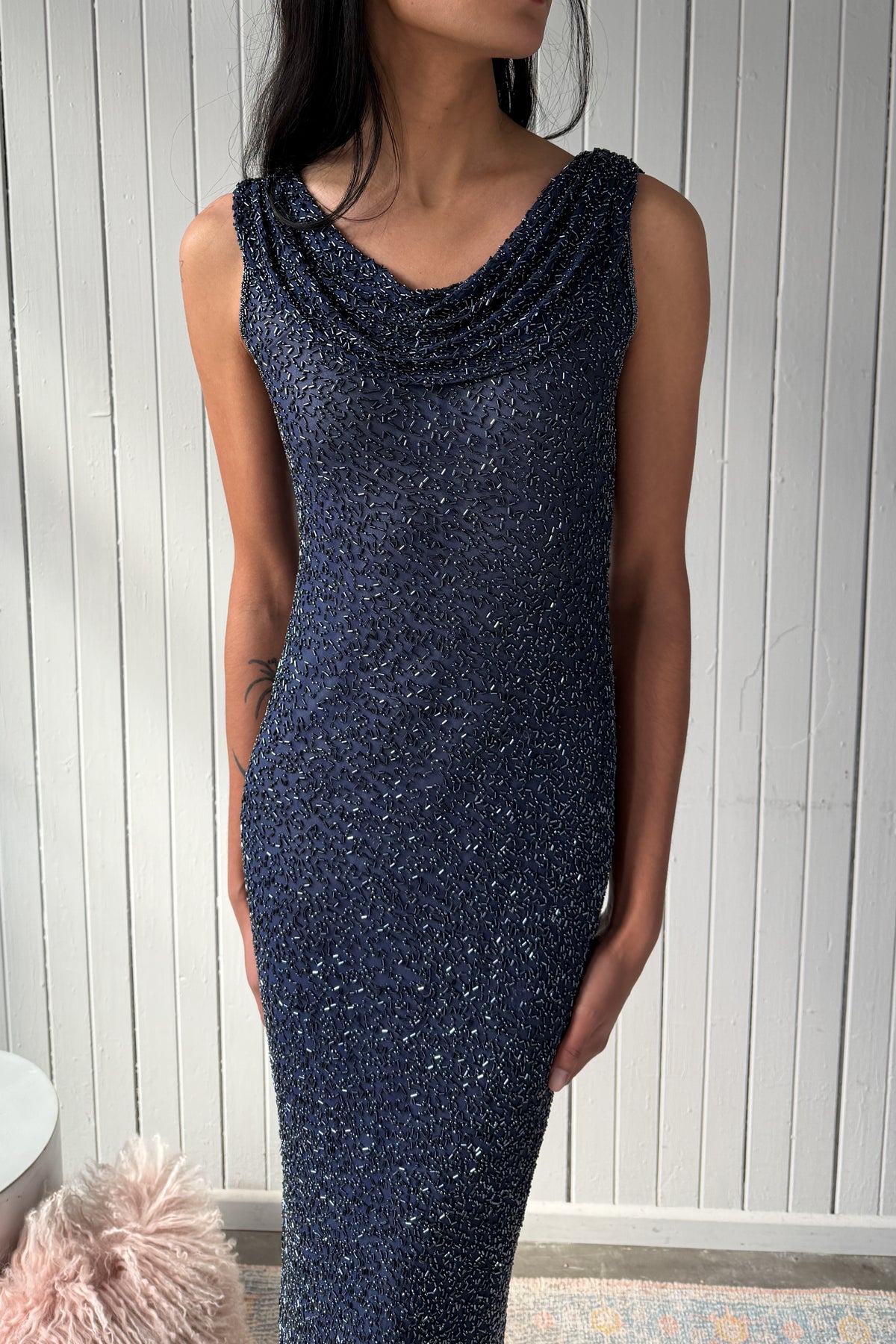 #164 Sténay Gown Navy | c. 208 | Size 6