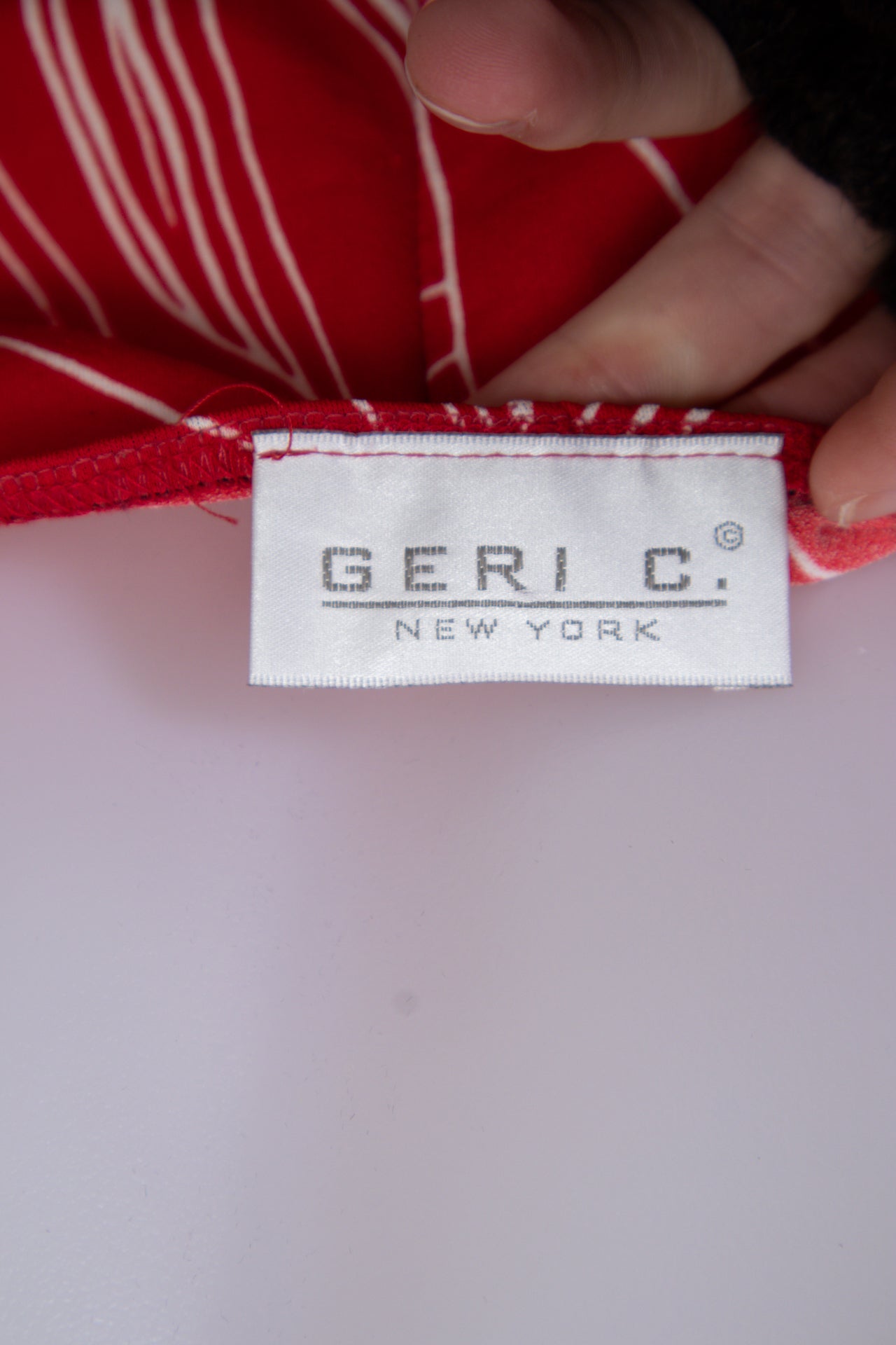 #050 Geri C. New York Camisole Top Red | c. 200 | Size 10/12