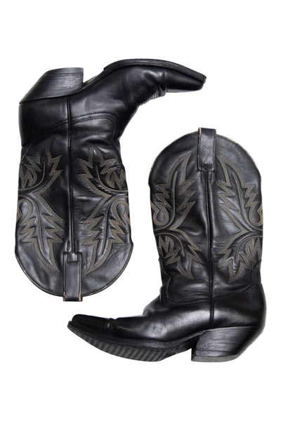 #186 San diego boots Shoulder Bag Black | c. 201 | Size 11