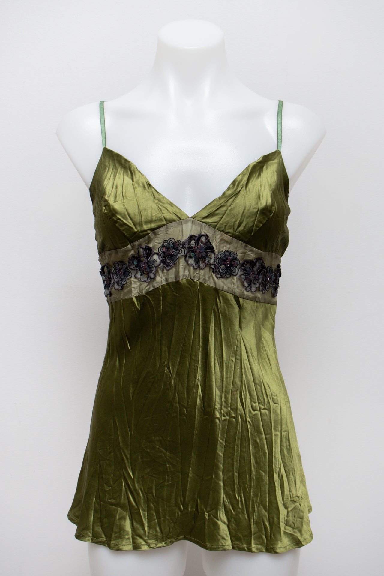 #76 Anna Paul Cami Top Green | c. 191 | Size 10