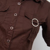#058 Dolled Up Cami Top Brown | c. | Size 8