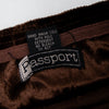 #145 Passsport Skirt Brown | c. 193 | Size 10
