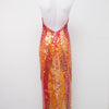 #096 Panoply Halter Top Orange | c. 202 | Size 8