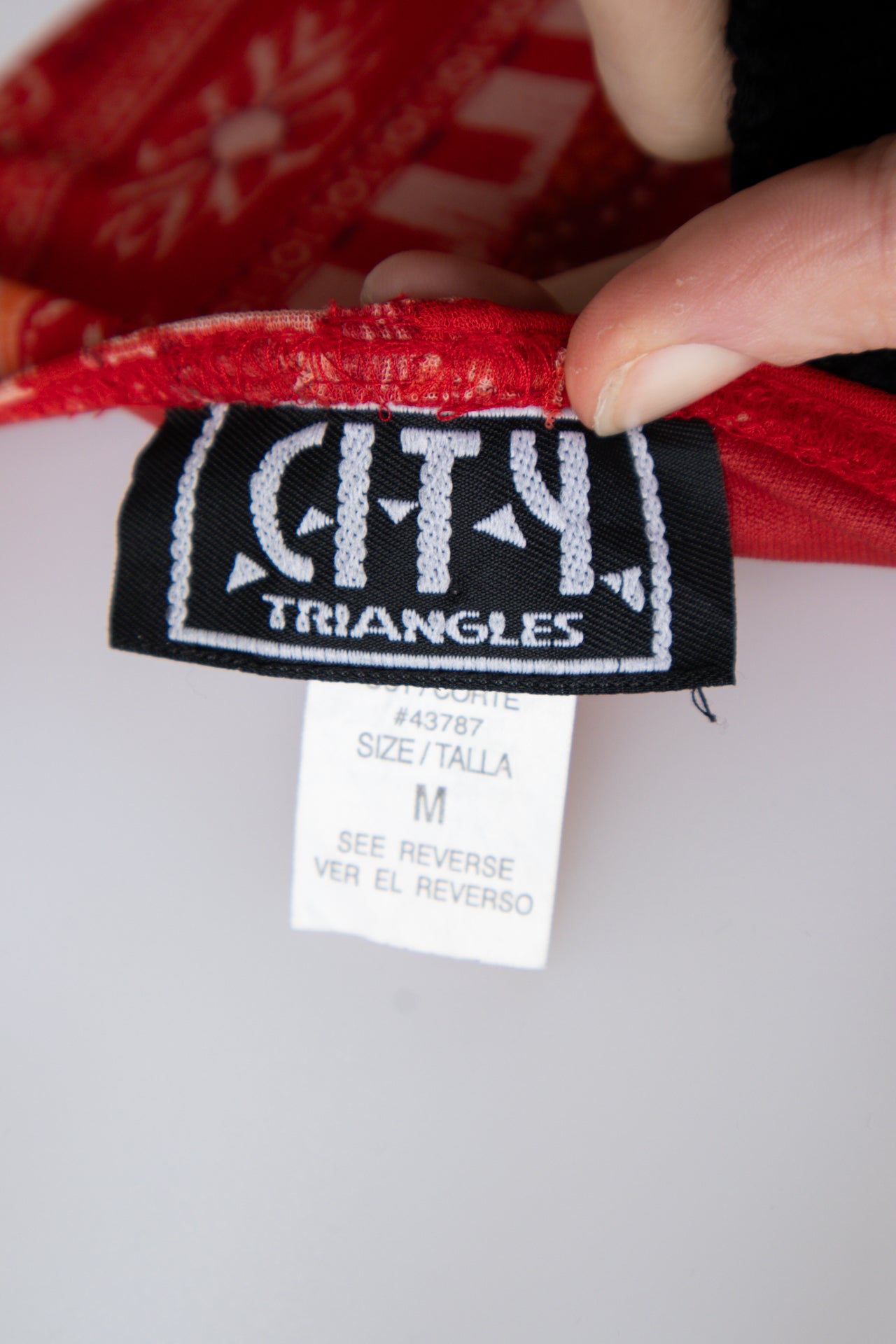 #117 City Triangles Camisole Dress Red | c. 207 | Size 8